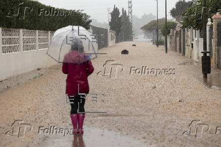 Aviso rojo por fuertes lluvias este mircoles en Mlaga y provincia