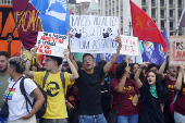 Protesto contra aumento das tarifas de nibus e metr de SP