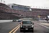 Trump attends Daytona 500 Nascar race