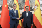 Spain Prime Minister Pedro Sanchez visits Beijing