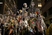 The annual NYC Halloween Parade in New York City