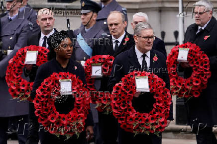 Remembrance Sunday ceremony in London