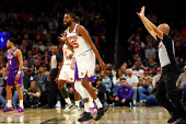 NBA: New York Knicks at Phoenix Suns