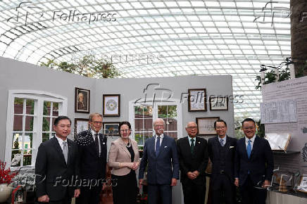 Sweden's King Carl XVI Gustaf visits Singapore