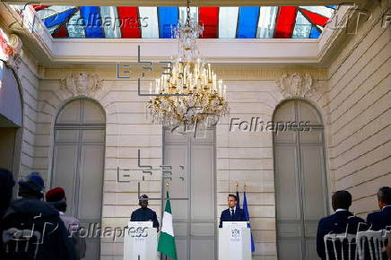 President of Nigeria Bola Ahmed Tinubu visits France