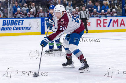 NHL: Colorado Avalanche at Vancouver Canucks