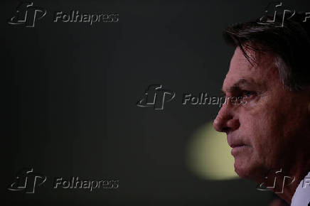 O presidente Jair Bolsonaro anuncia auxlio emergencial