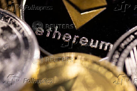 FILE PHOTO: Illustration shows representation of Ethereum with its native cryptocurrency ether