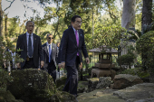 Visita do Primeiro-Ministro japons Kishida Fumio a cidade de So Paulo