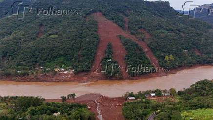 Chuvas atingem cidade de Bento Gonalves (RS)