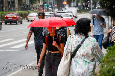 Temperatura cai em So Paulo