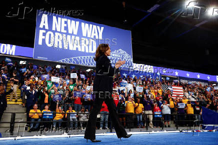 Democratic presidential nominee VP Kamala Harris travels to Michigan