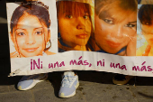 Protest to mark the International Day for the Elimination of Violence against Women in Ciudad Juarez