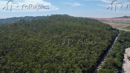 Aterro de tratamento de resduos na regio leste de SP