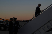 US President Joe Biden departs for Nantucket.