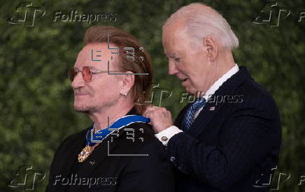 US President Biden awards the Presidential Medal of Freedom at the White House