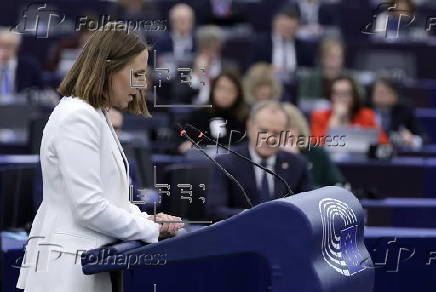 European Parliament session in Strasbourg