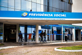 Fachada do Prdio da Previdncia Social INSS, em BRaslia (DF)