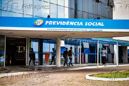 Fachada do Prdio da Previdncia Social INSS, em BRaslia (DF)