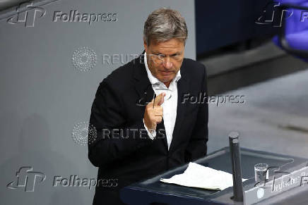 Germany?s lower house of parliament, the Bundestag discusses the 2025 budget