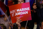 Political rally of the Rassemblement National party in Nice