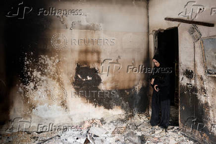 Aftermath of an Israeli raid in Jenin camp