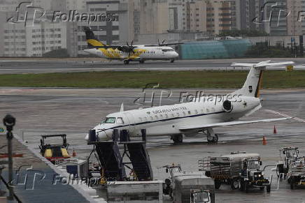 Manh com garoa no aeroporto de Congonhas