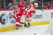 NHL: Calgary Flames at Detroit Red Wings