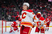 NHL: Calgary Flames at Detroit Red Wings