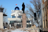 Lenin monument at former Exhibition of Achievements of National Economy in Bishkek