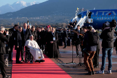 Pope Francis visits Corsica