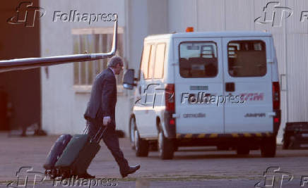 O ex presidente da Cmara dos Deputados Eduardo Cunha desembarca em Braslia
