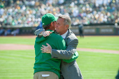 MLB: Texas Rangers at Oakland Athletics