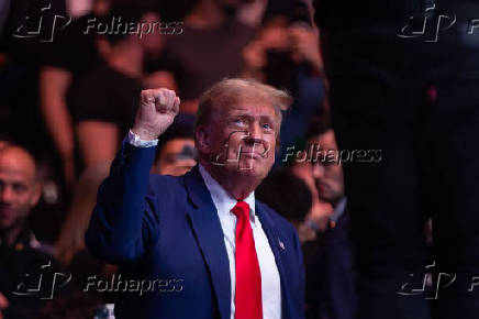 Trump comparece ao evento UFC 302