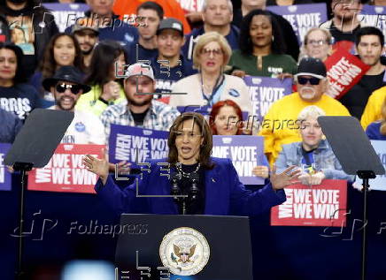 US Vice President Kamala Harris attends campaign event at Craig Ranch Regional Park