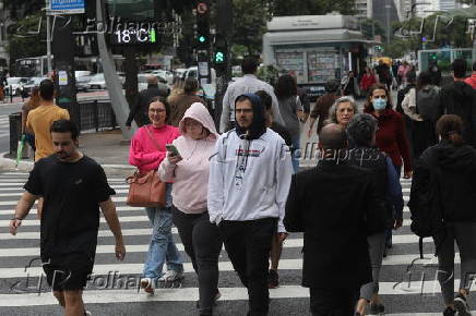 Frente fria em So Paulo