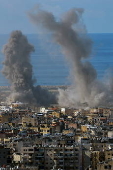 Israeli military strikes hit Beirut's southern suburb of Dahieh