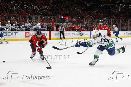 NHL: Vancouver Canucks at Washington Capitals