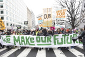 The People's March in downtown Washington, DC