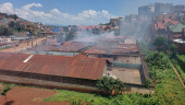 Smoke rises from Congo prison after breakout as M23 rebels control Bukavu