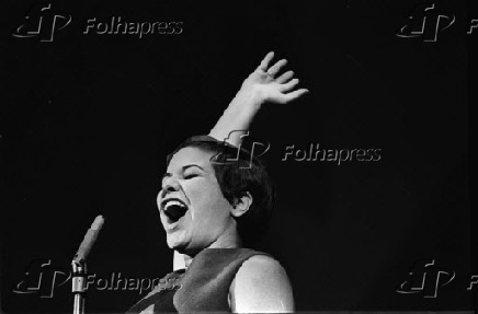 A cantora Elis Regina. (16.05.1967