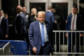 FILE PHOTO: Former U.S. President Trump's criminal trial on charges of falsifying business records continues in New York