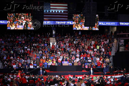 Republican presidential nominee and former U.S. President Donald Trump campaigns in Henderson