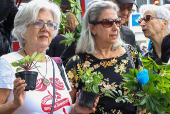 Manifestao contra, o Tnel Sena Madureira, o cortes de rvores e a desapropriao da comunidade Souza Ramos