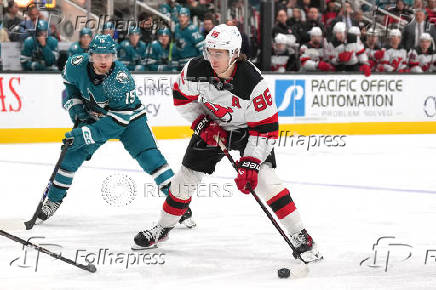 NHL: New Jersey Devils at San Jose Sharks