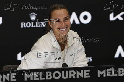 Press conference ahead of Australian Open