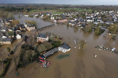 Storm Herminia hits western France