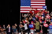 Republican U.S. vice presidential nominee Senator JD Vance rallies in Newtown