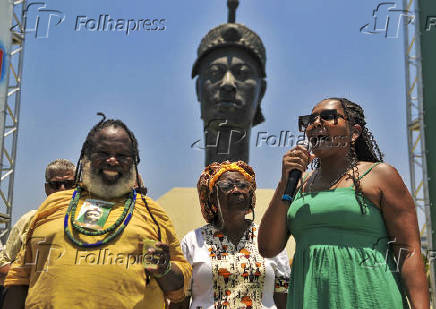 Homenagem  Zumbi dos Palmares no Dia da Concincia Negra no RJ