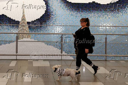 The day before Thanksgiving travel at LaGuardia Airport in the Queens borough of New York City